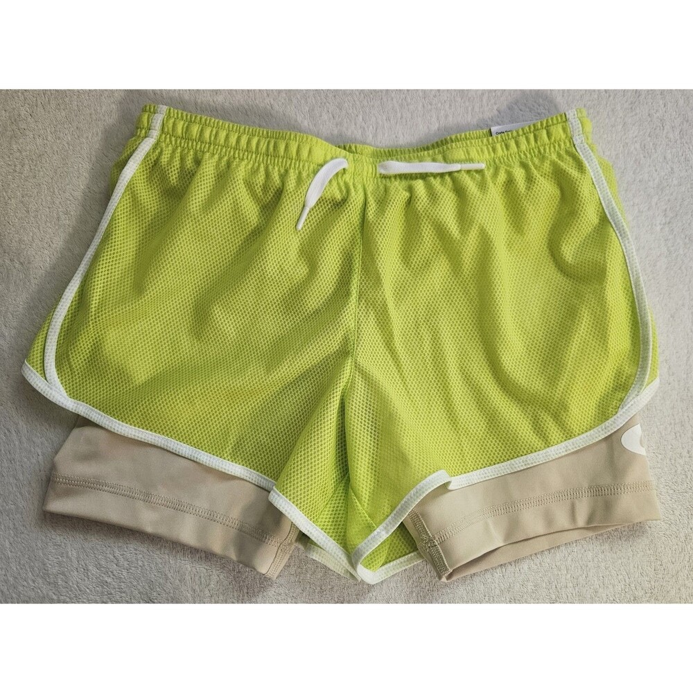 New Nike Girls' Dri-FIT Tempo 2-in-1 Training Shorts Medium M (Black) ~ NWT